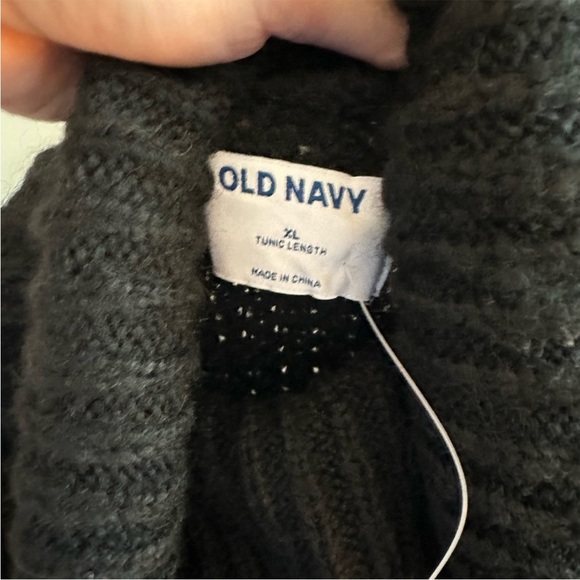 Old Navy Woman’s Marled Shaker-Stitch Turtleneck Sweater- NWT - Picture 2 of 2